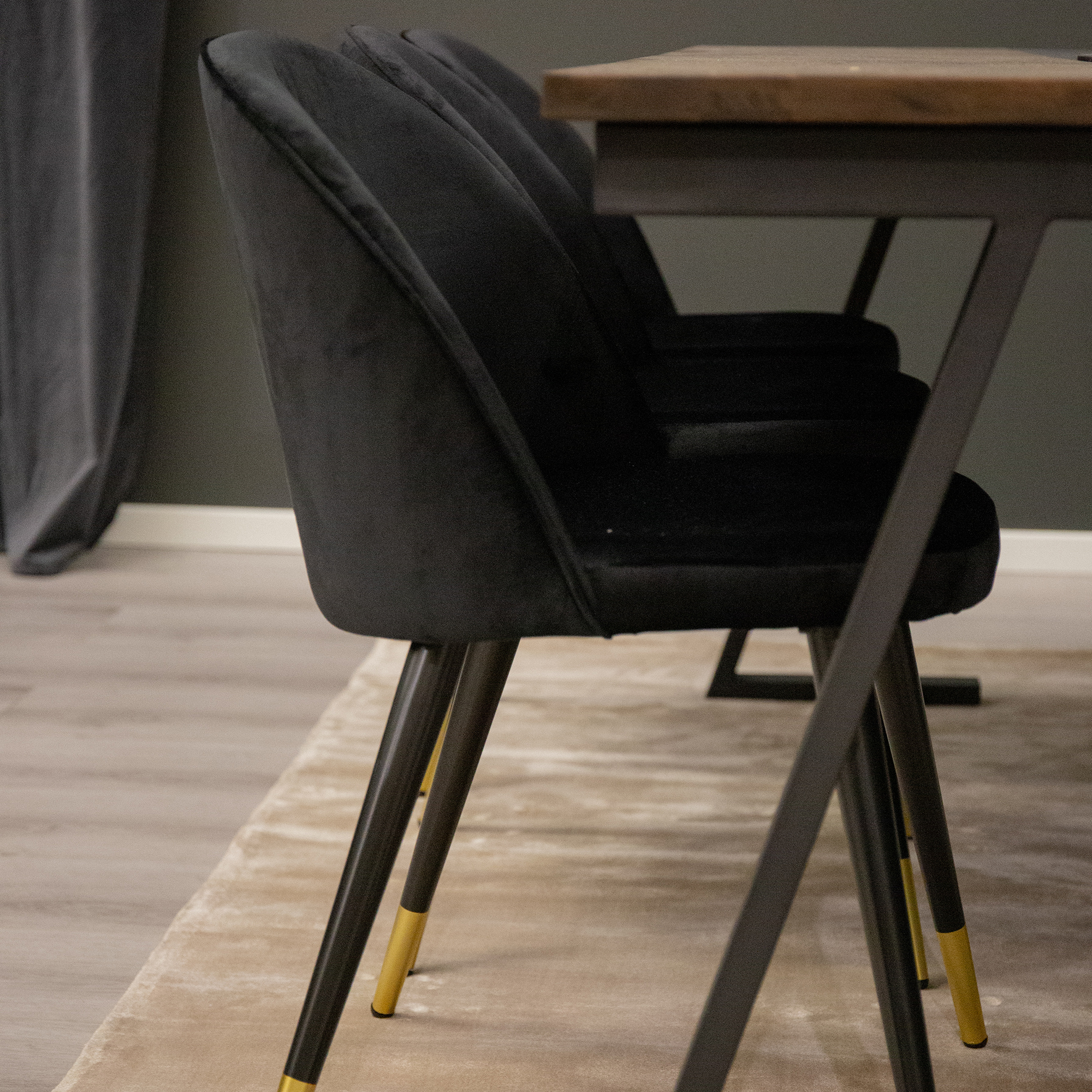 Spisegruppe Venture Home Jane med 6 Valentina Stoler