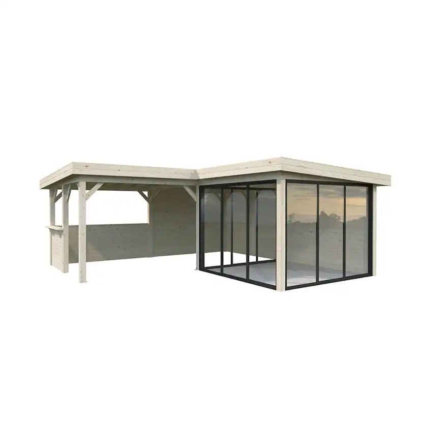Hagestue Palmako Lenna 24,9 m2 Set 410 Slide
