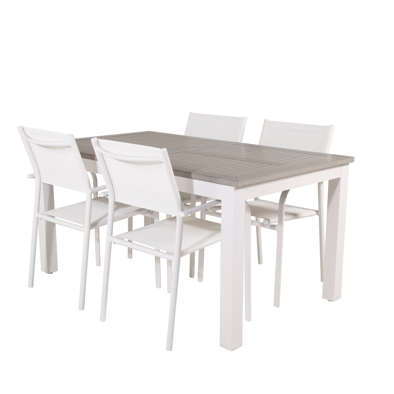 Spisegruppe Venture Home Aleyna 152/210 med 4 Siri Lenestoler