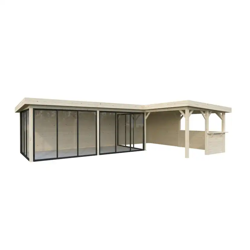 Hagestue Palmako Lenna 33,2 m2 Set 421 Slide