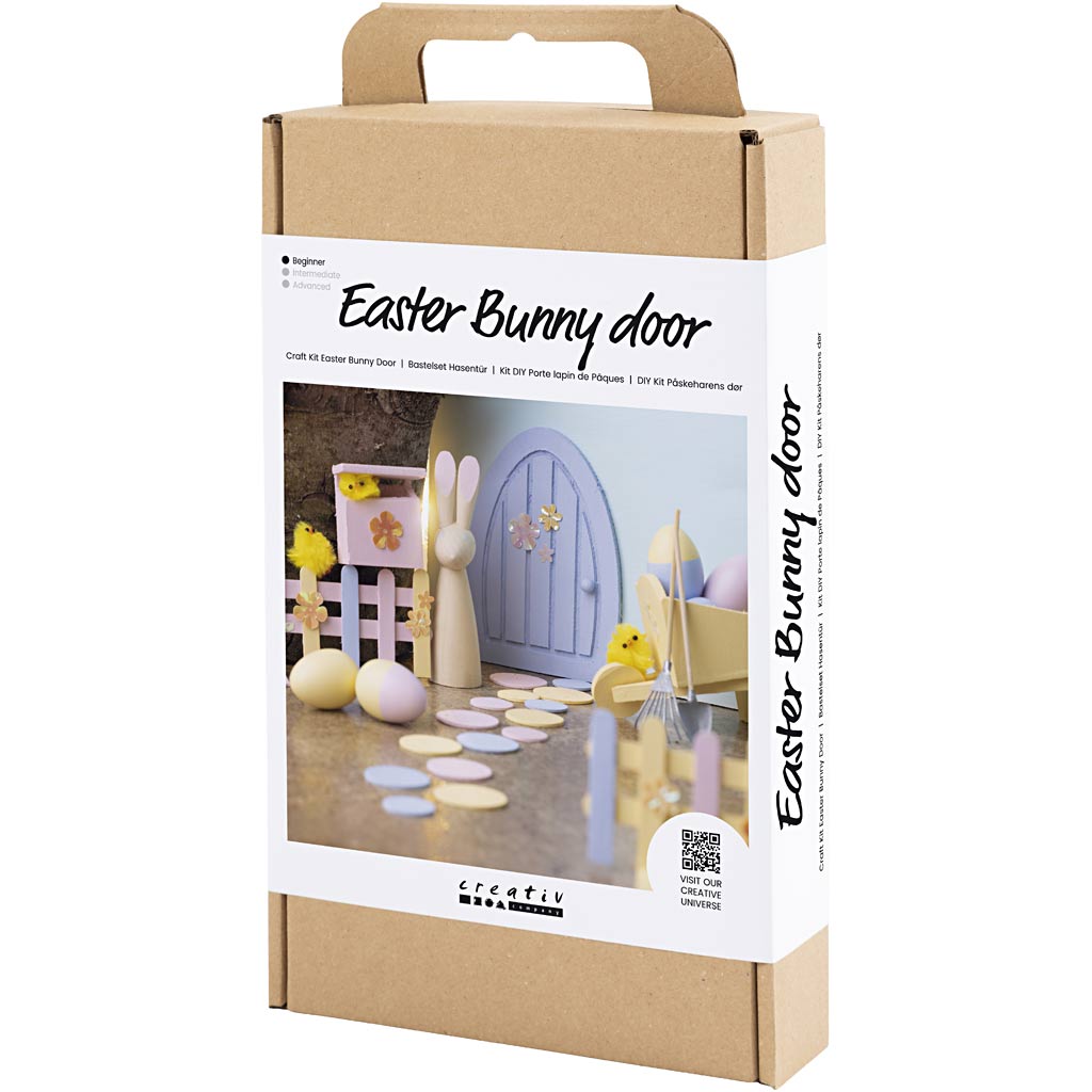 Påskeharens dør Creativ Company DIY Kit Pastellfarger