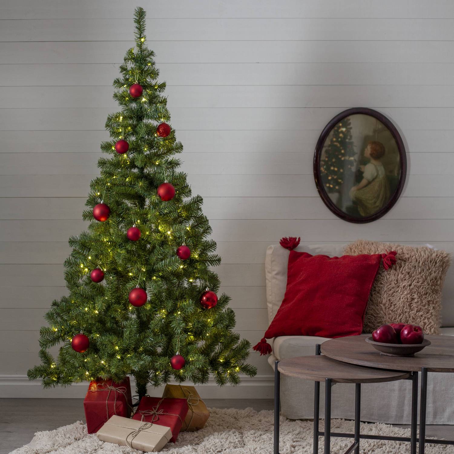 Juletre Star Trading Ottawa Kunstig 180 cm med LED 350 Lys