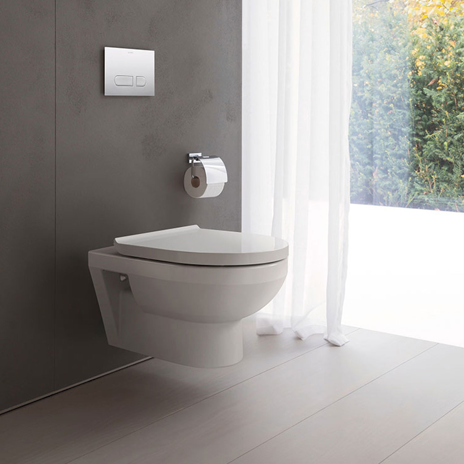 V&auml;ggh&auml;ngd Toalettstol Duravit No.1 Rimless 45620900A1