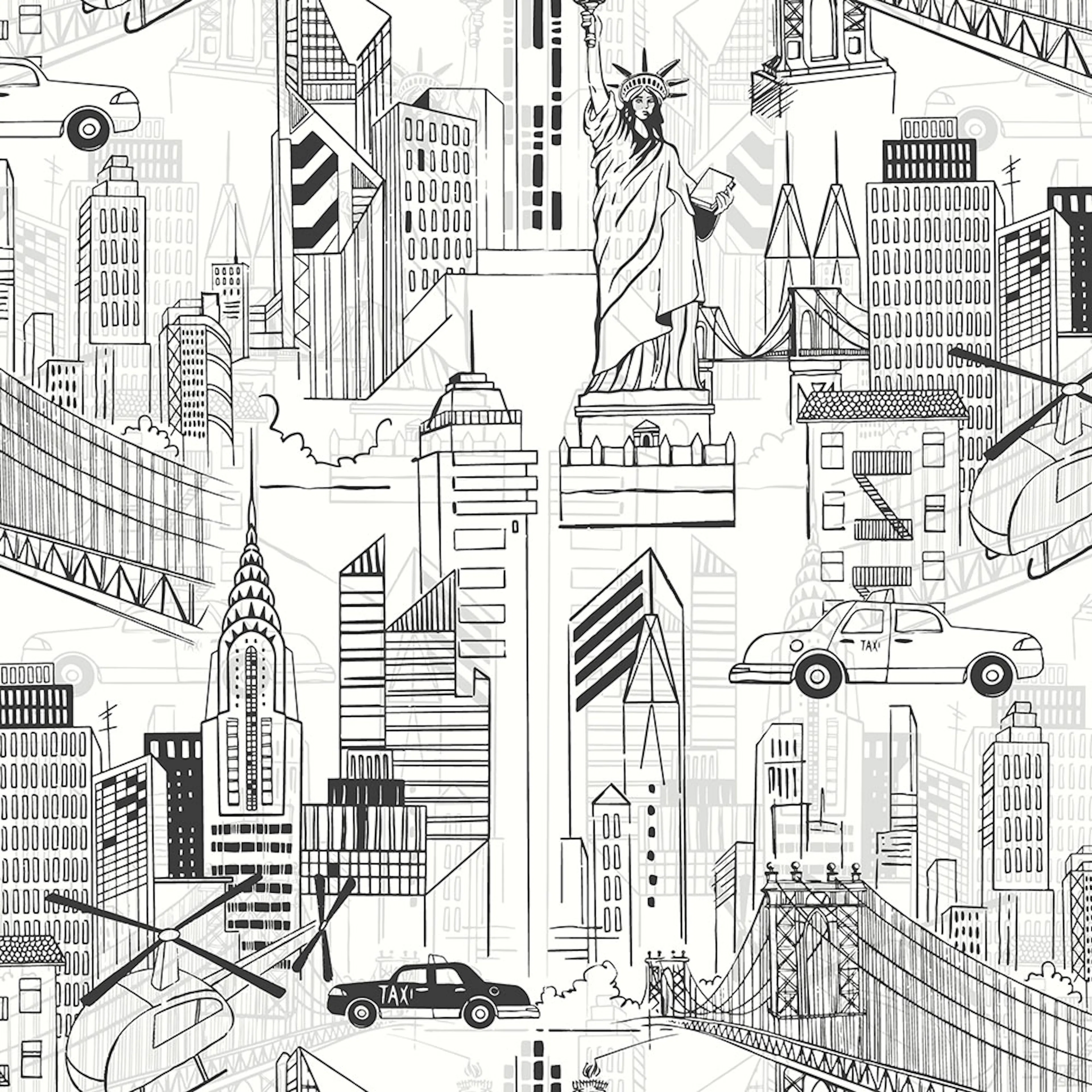 Tapet Fiona Big City 640101