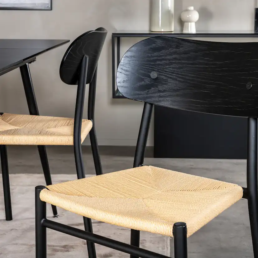 Spisegruppe Venture Home Silar med 4stk Polly Stoler