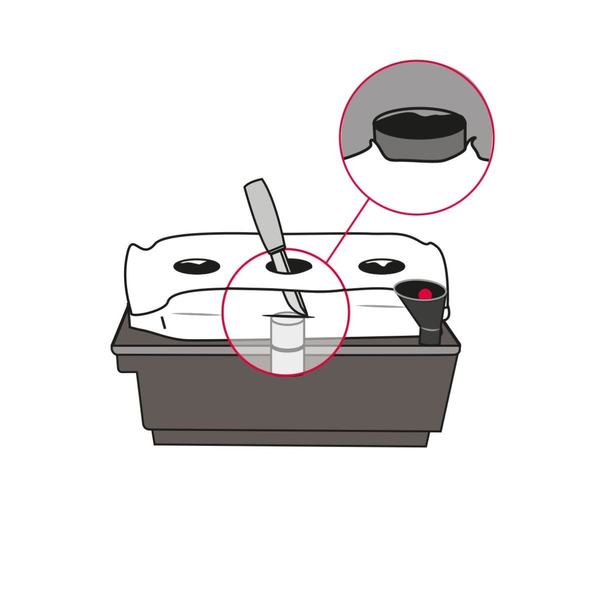 Vanningskasse Biolan for Plantepose