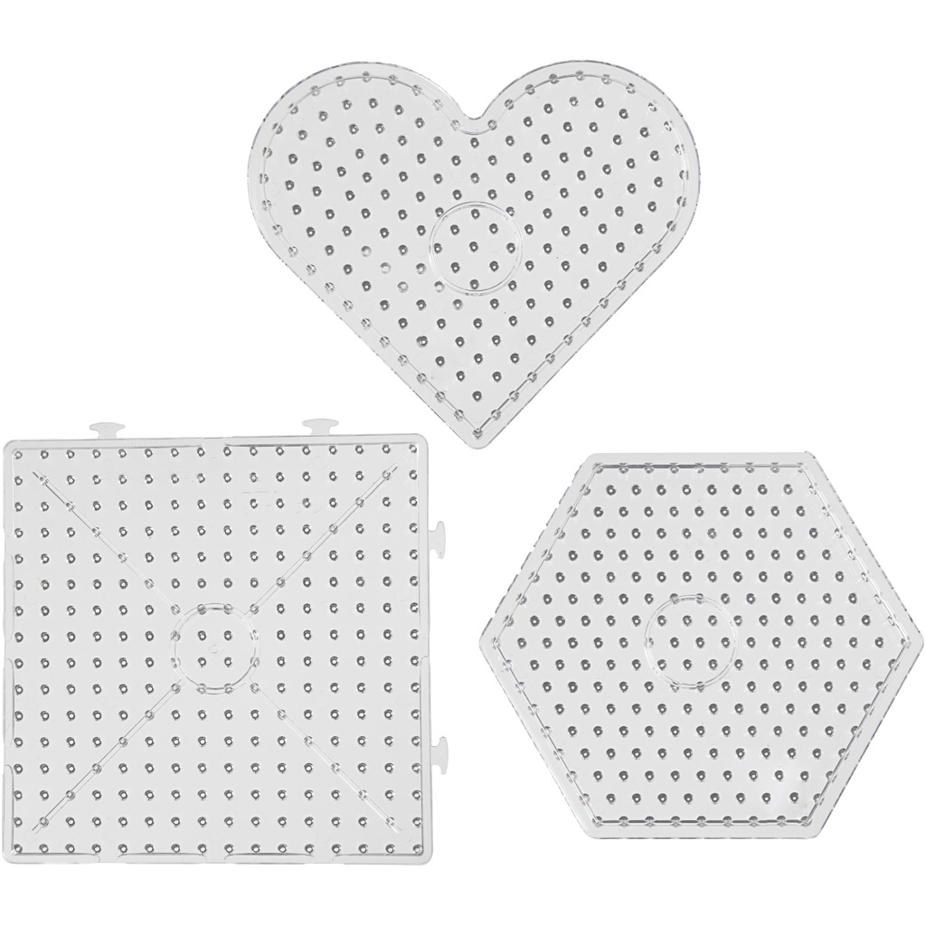 Perleplate Creativ Company Transparent Jumbo 6 St/1 Pk