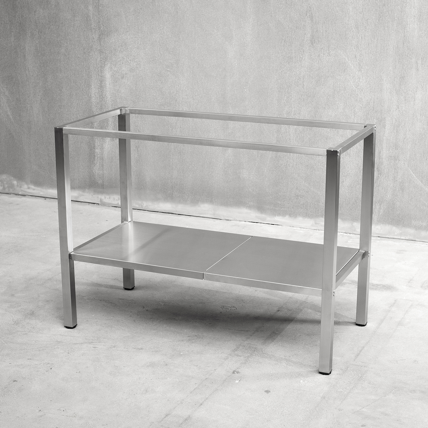 Benkestativ Vilan Stainless Rustfritt Variant Stativ med Underhylle