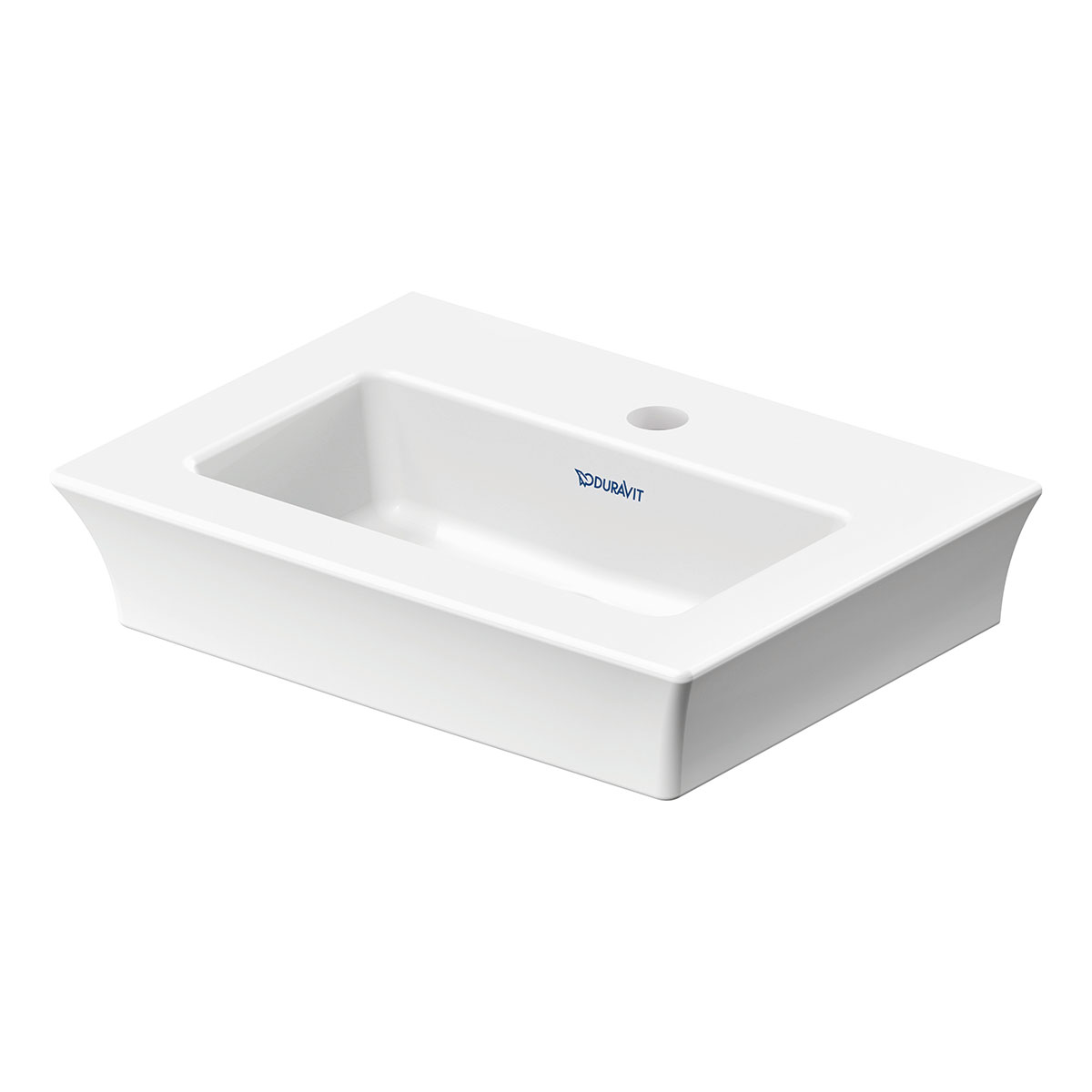 Servant Duravit White Tulip Hvit Høyblank 450 mm
