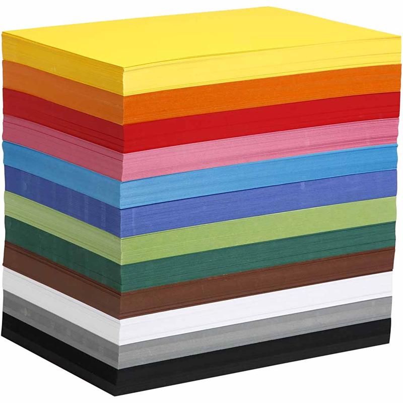 Kartong Creativ Company Ass Farger A4 210x297 mm 1 Pk