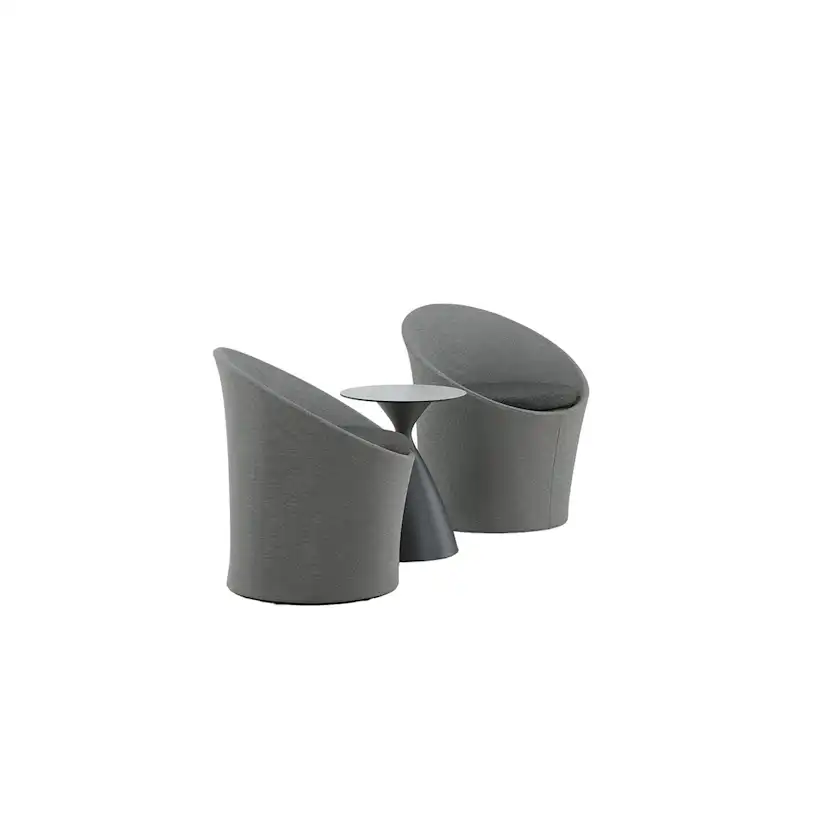 Spoga - Lounge Set- Black / Grey - - Loungesett Venture Home Spoga