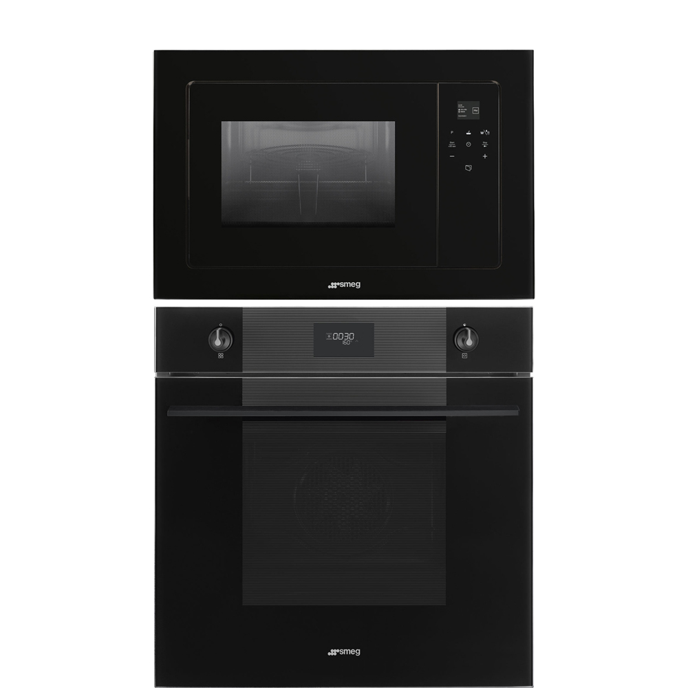 Ovn- og Mikrobølgepakke Smeg SF6101TB3 + FMI120B3 Selvrensende Ovn