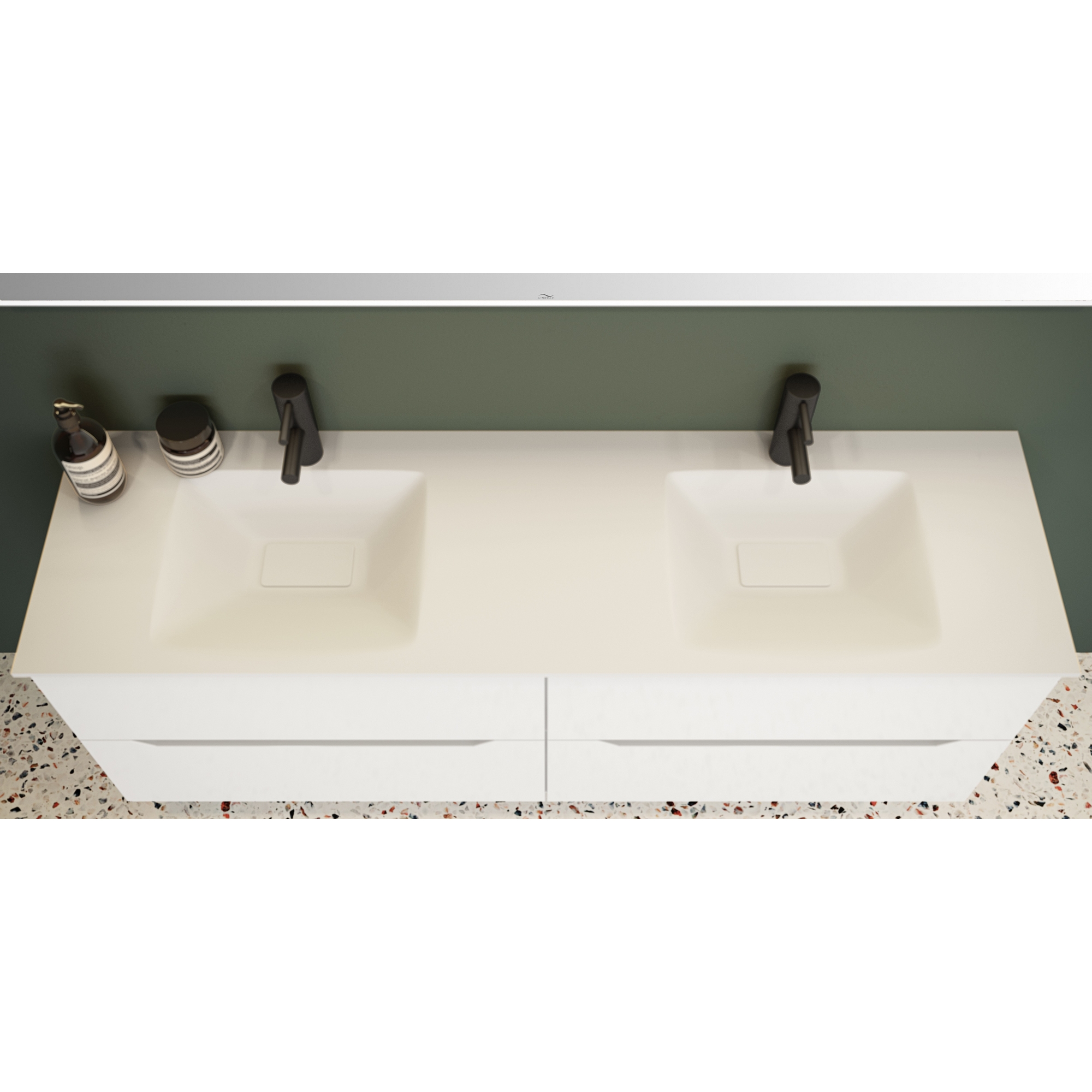 Servantskap Linn Bad Emma 160 cm Dobbel