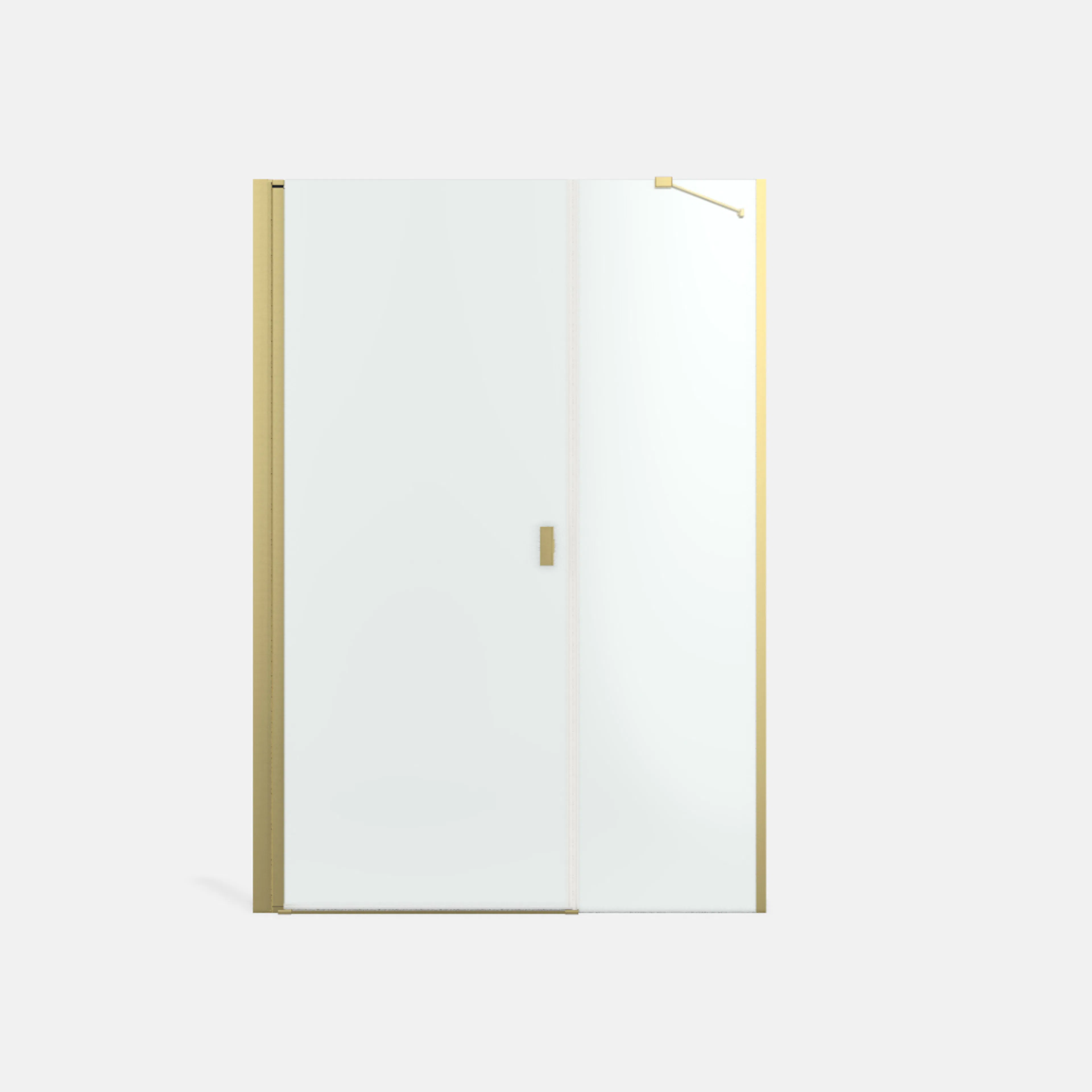 Dusjdør Strømberg Noma 45 med Sidepanel Nisje