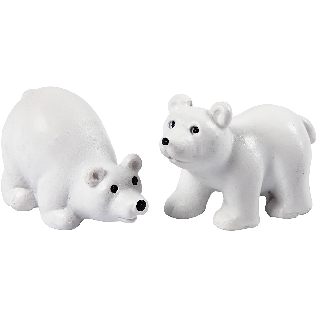 Minifigurer Creativ Company Hvite 2 stk/1 Pk