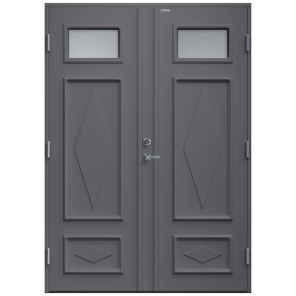 DØR YD BRITTA 18X21H NCS S-6502-B BxH: 180x210 cm, Høyre, NCS S-6502-B, Grå