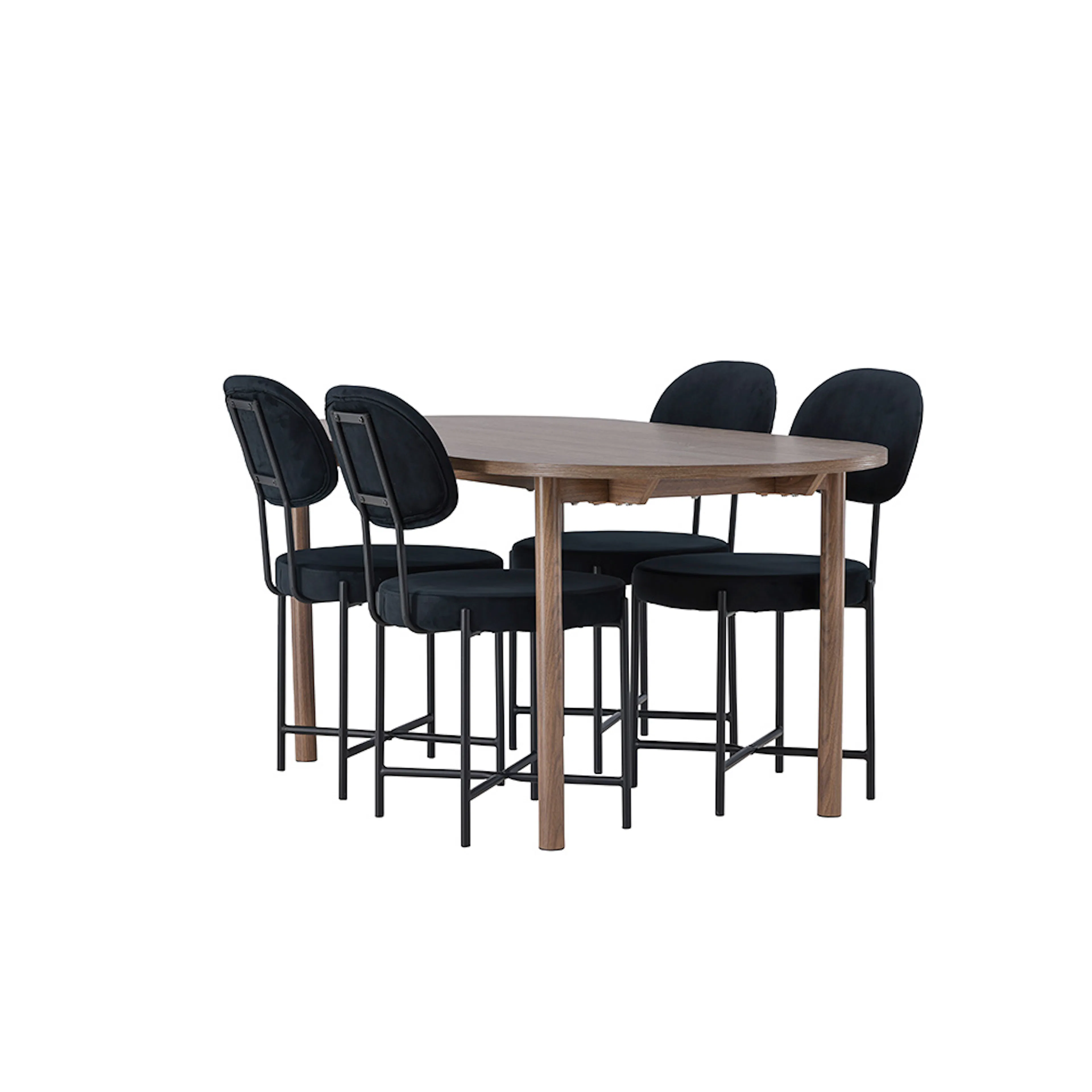 Spisegruppe Venture Home Andy med 4 Stella Stoler
