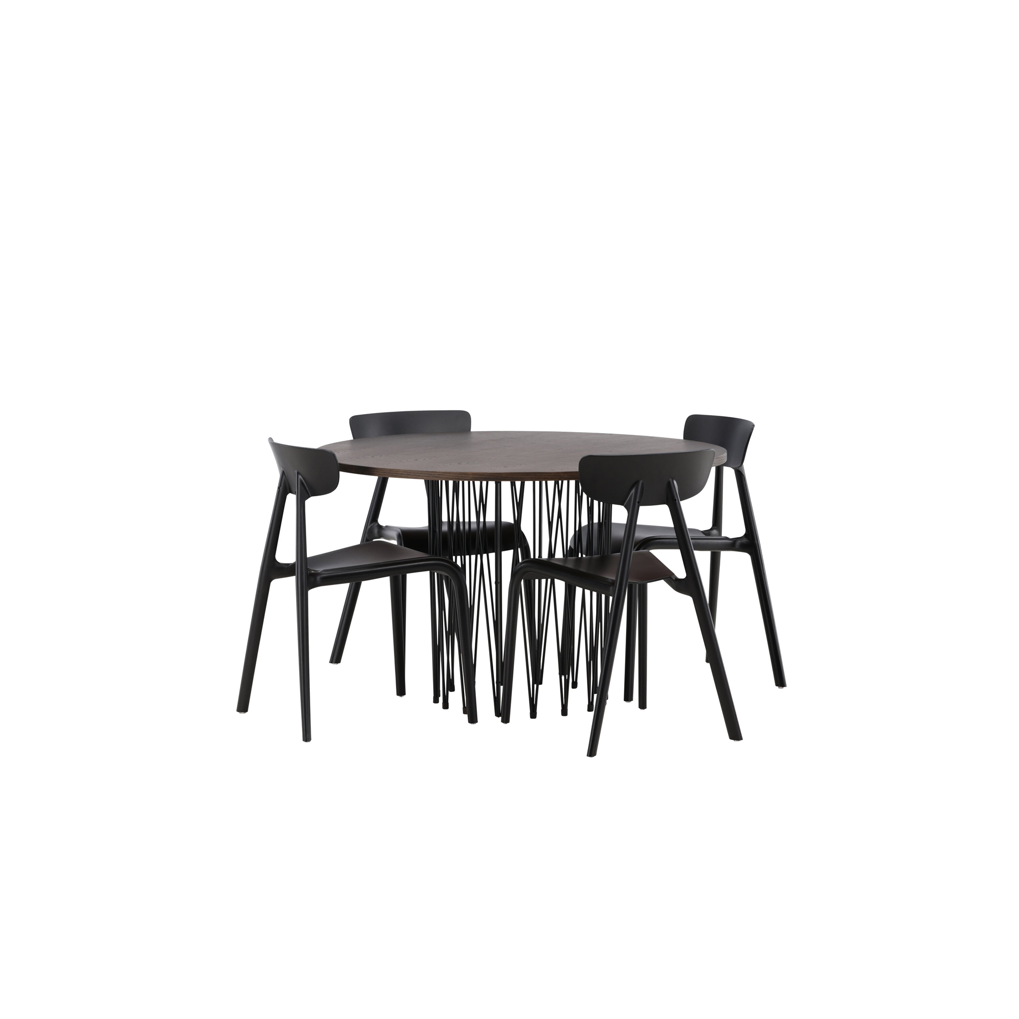 Spisegruppe furniture/fashion Stone med 4 Ursholmen Stoler