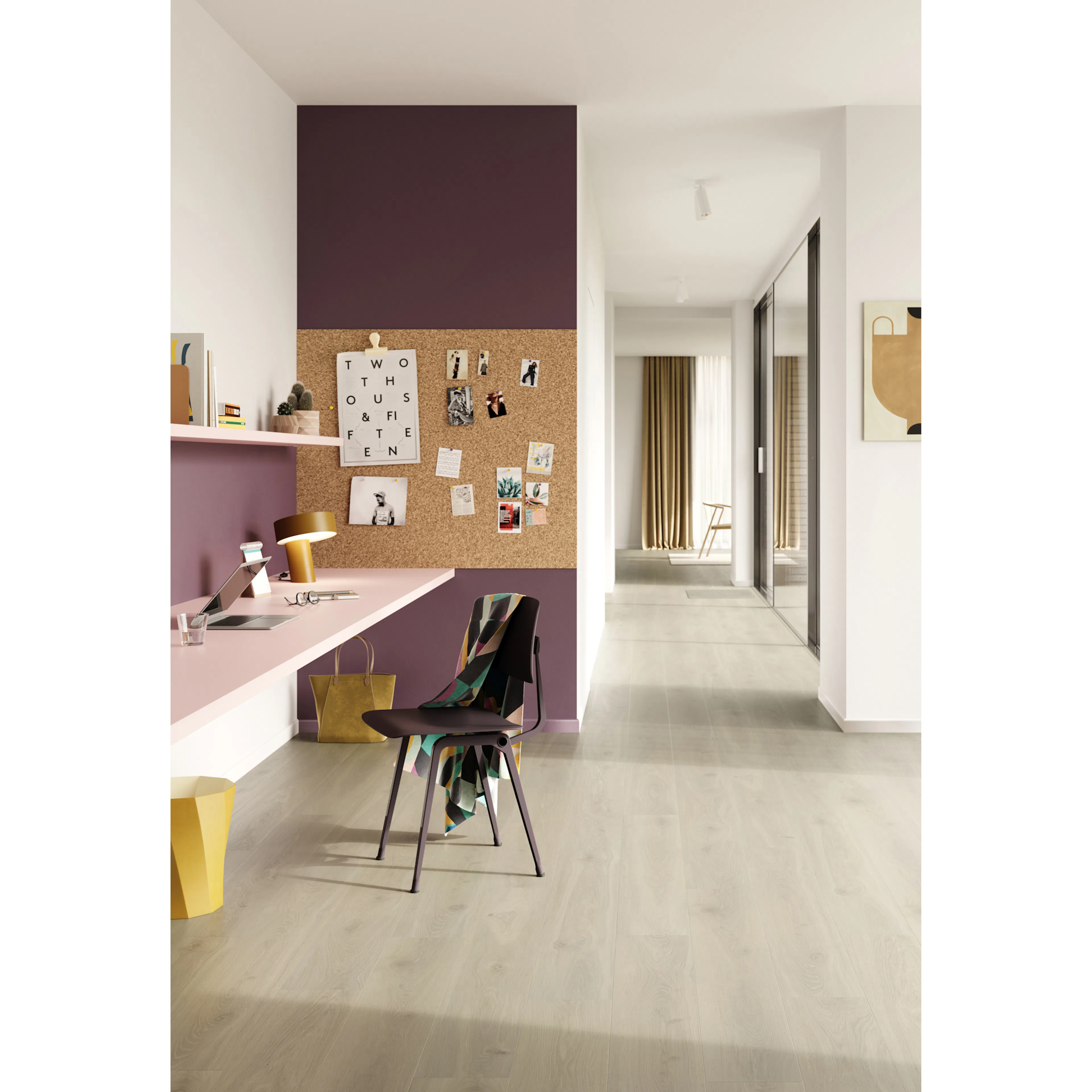 Laminatgulv BerryAlloc Ocean 8 V4 Bloom Sand Natural