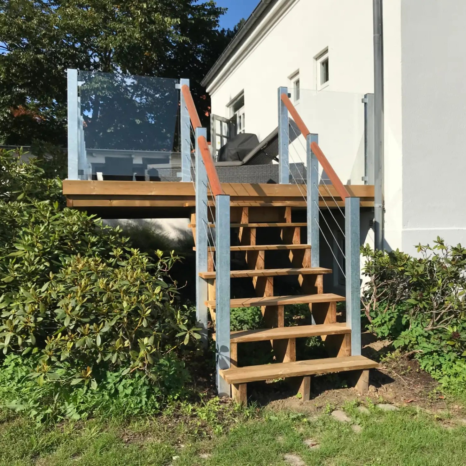 Trappevange PLUS Trinndybde 25cm med Beslag