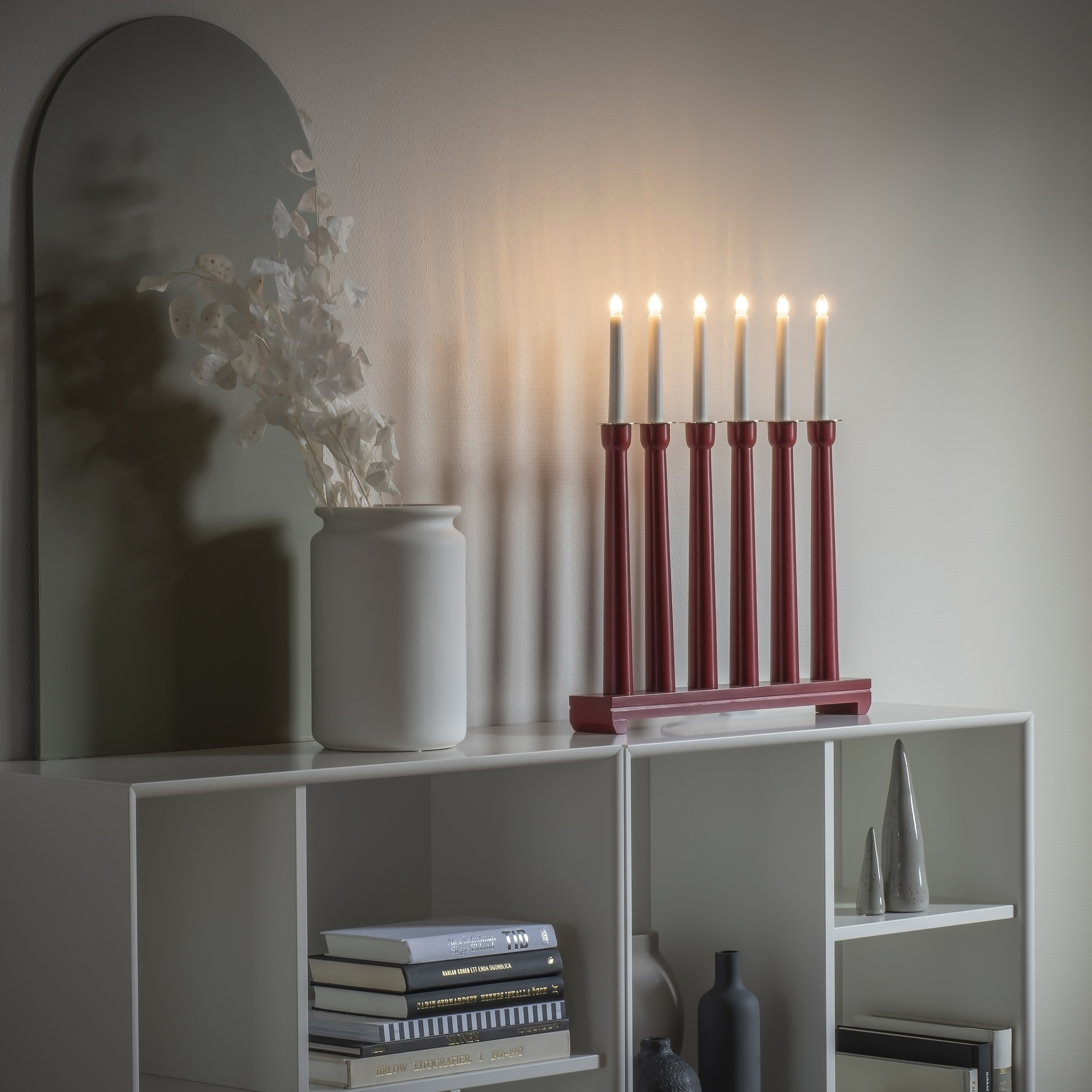 Adventstake Gnosjö Konstsmide 6L Tre