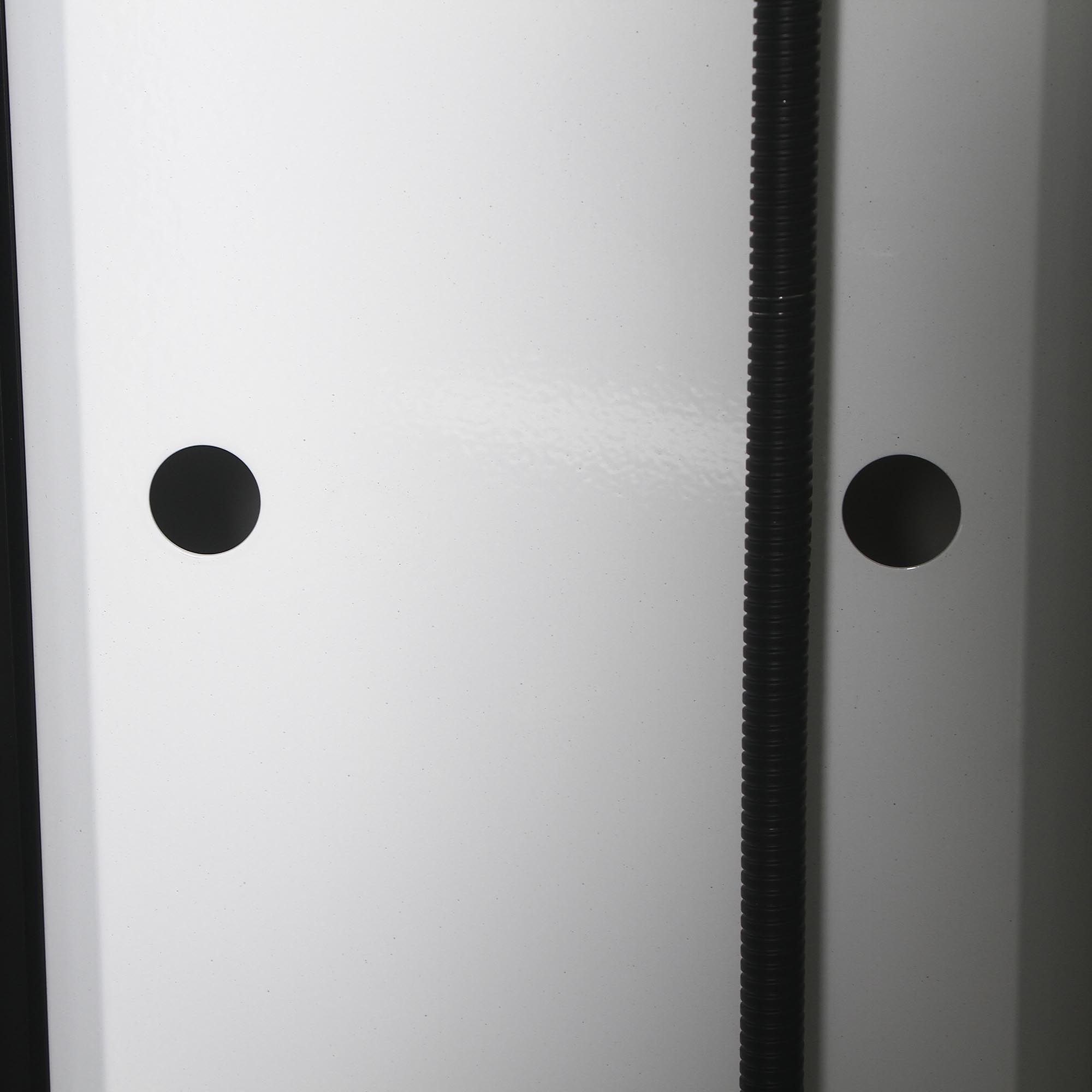 Dusjkabinett Bathlife Betrakta 80x80 Svart/Hvit