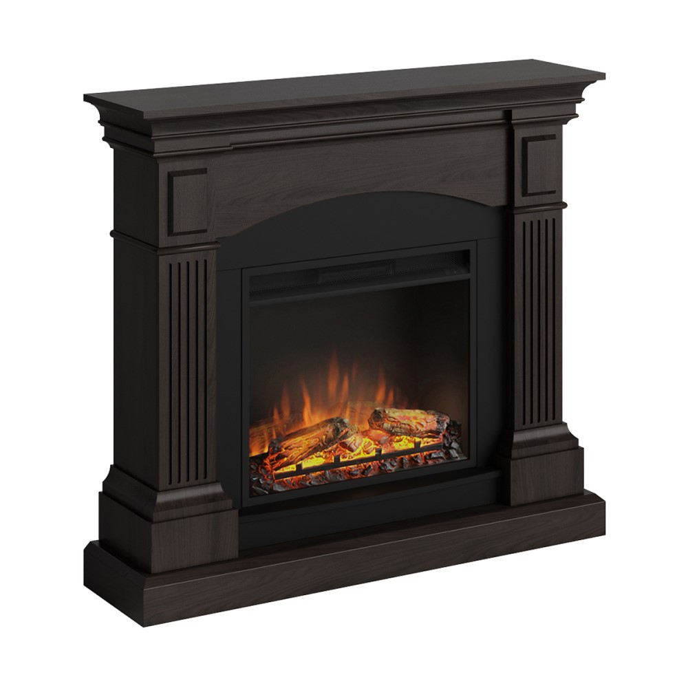 TAGU MAGNA FIREPLACE MANTEL IN ESPRESSO WENGE Wenge