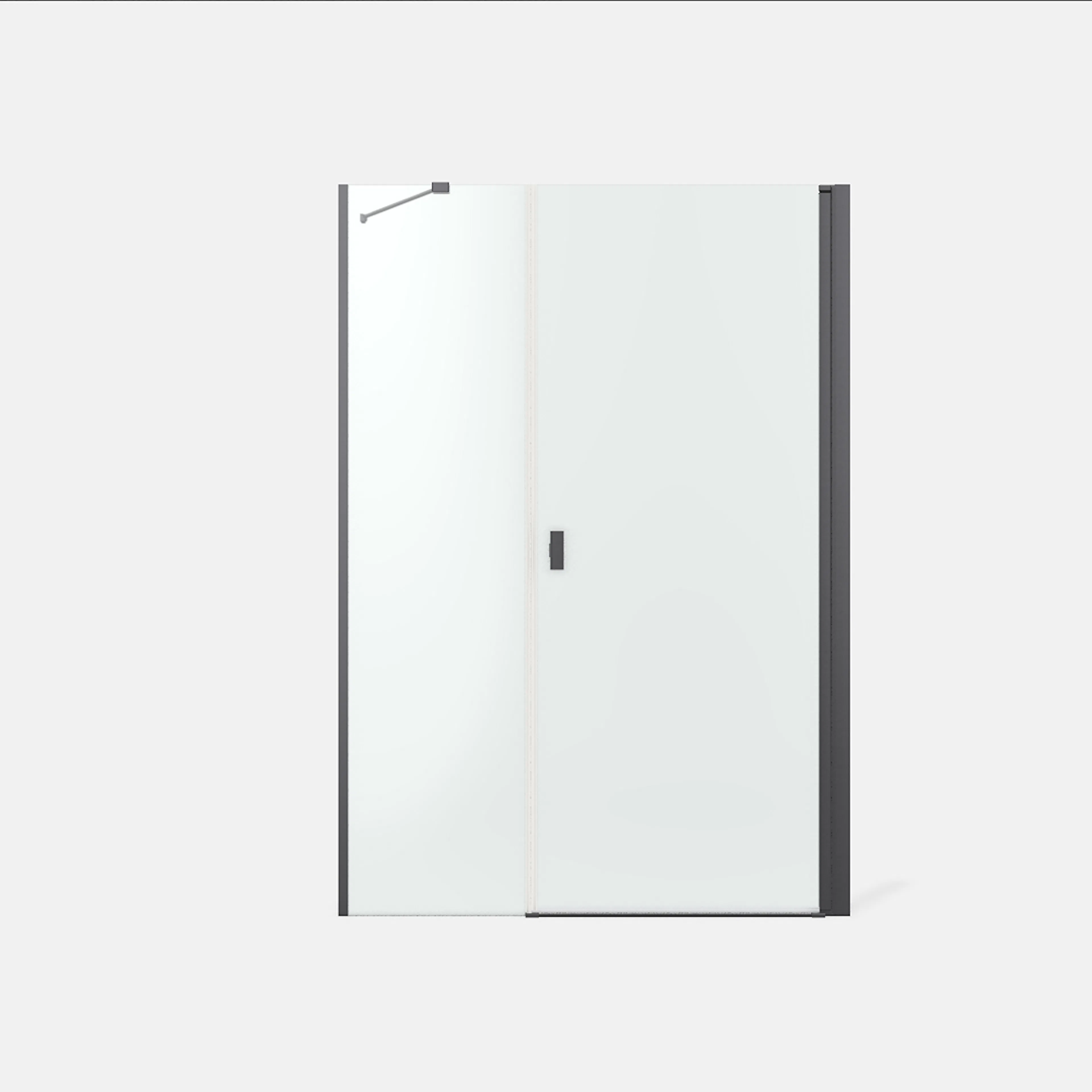 Dusjdør Strømberg Noma 45 med Sidepanel Nisje