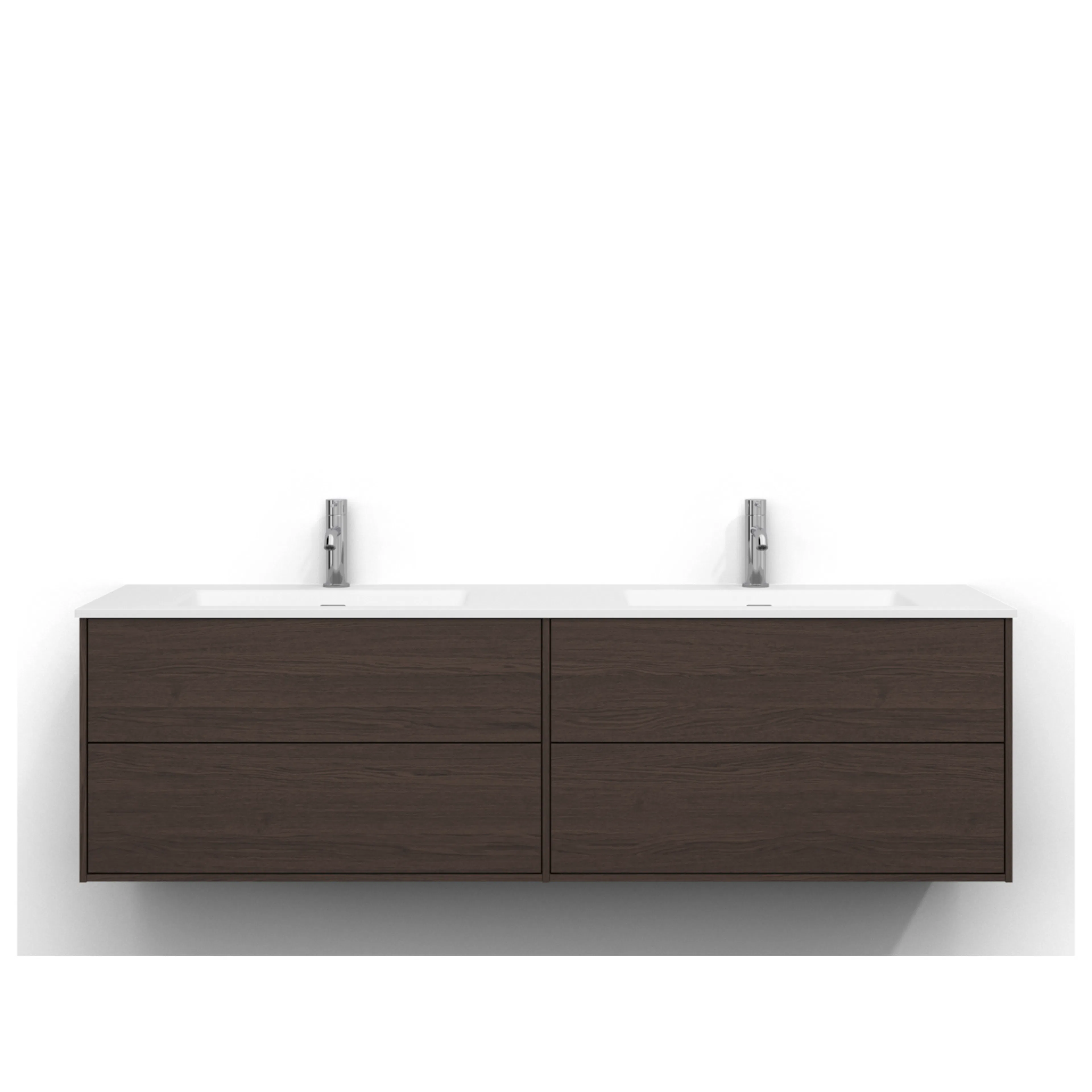 Tvättställsskåp Svedbergs Epos 160x45 med 2+2 Lådor