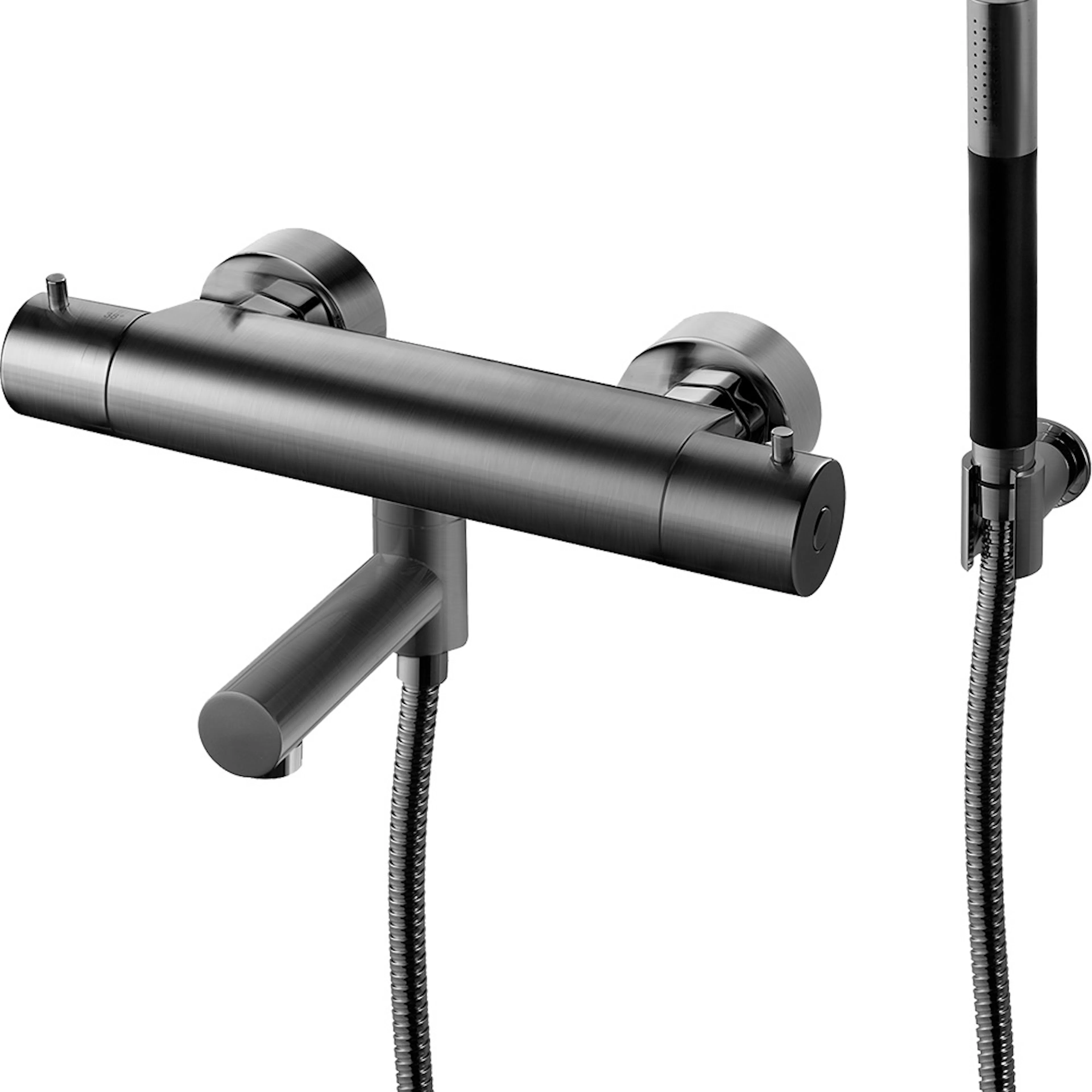 Børstet Black Chrome