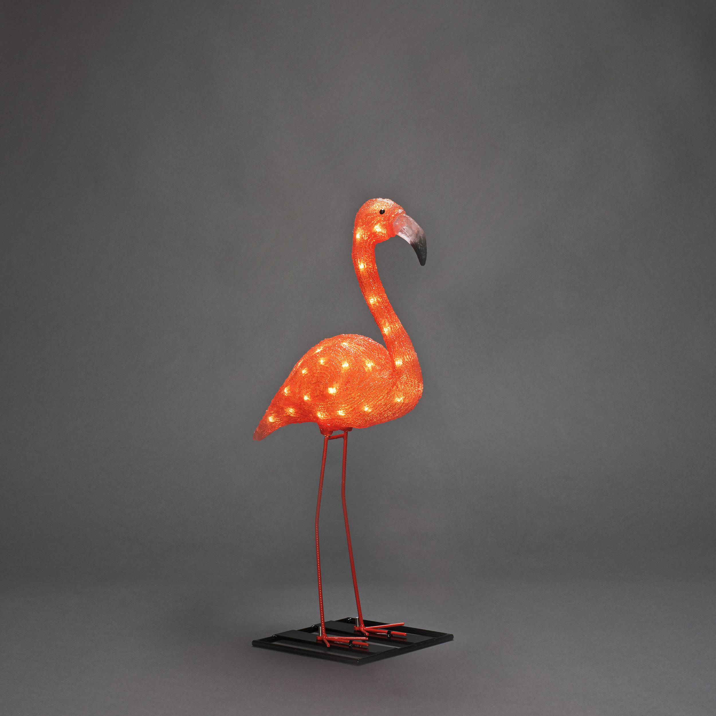 Flamingo akryl 70cm LED Høyde: 70 cm