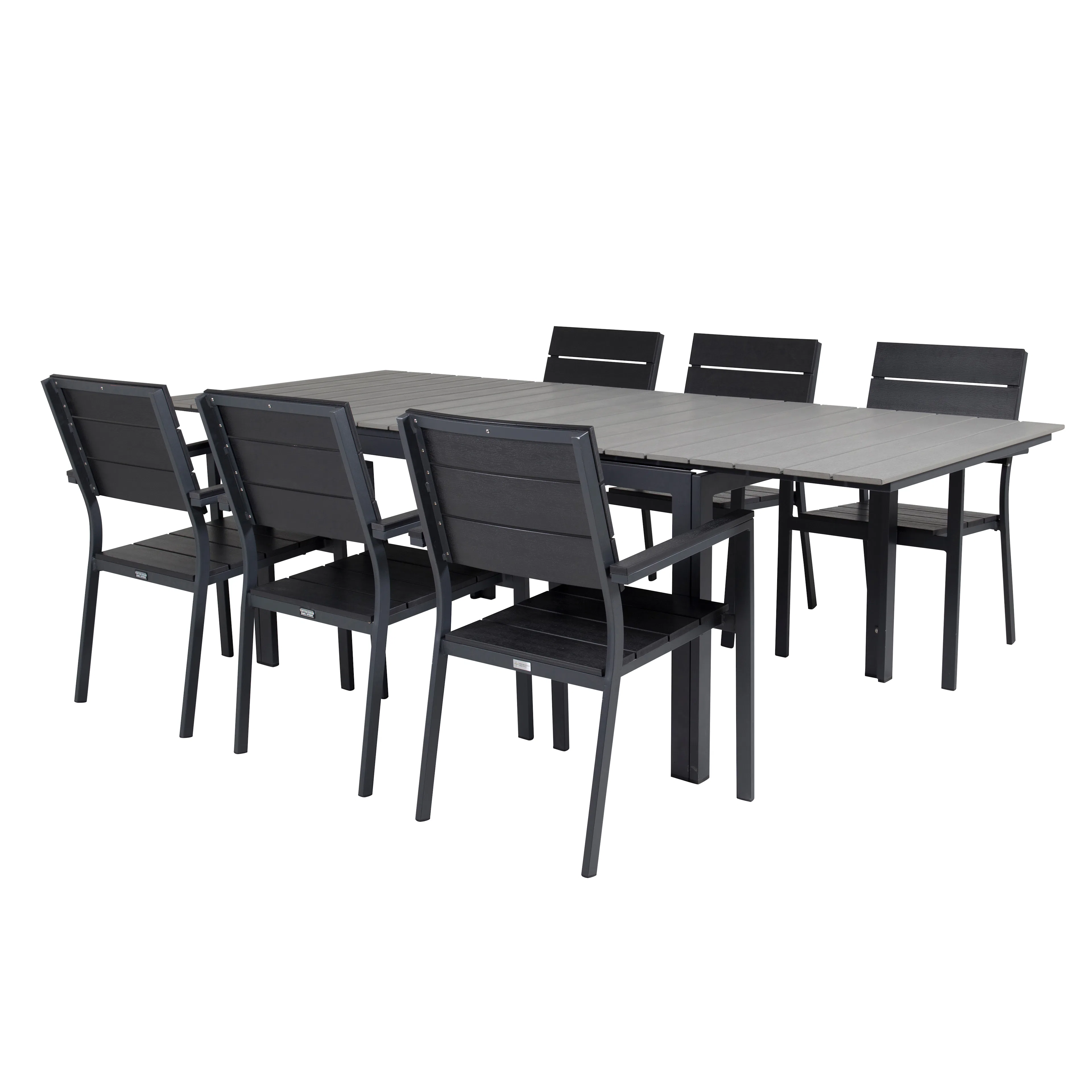 Spisegruppe Venture Home Lova 160/240 med 6 Lova Stoler