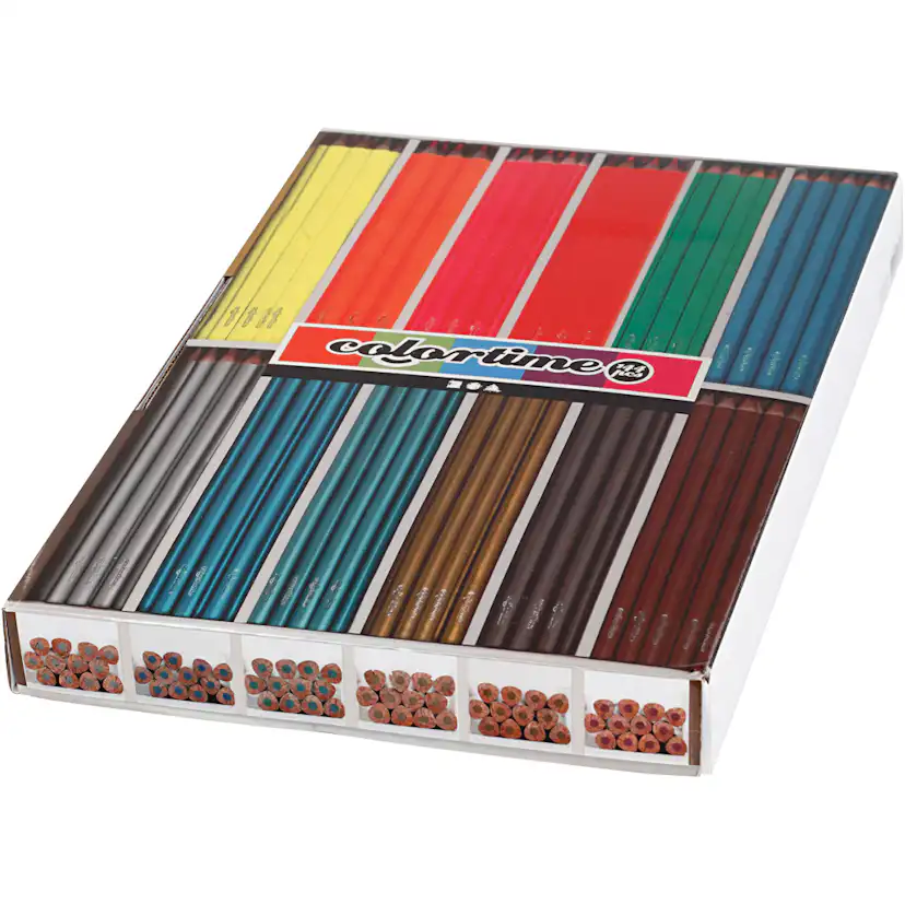 Fargeblyanter Creativ Company Metallicfarger Neonfarger 144 stk/1 Pk