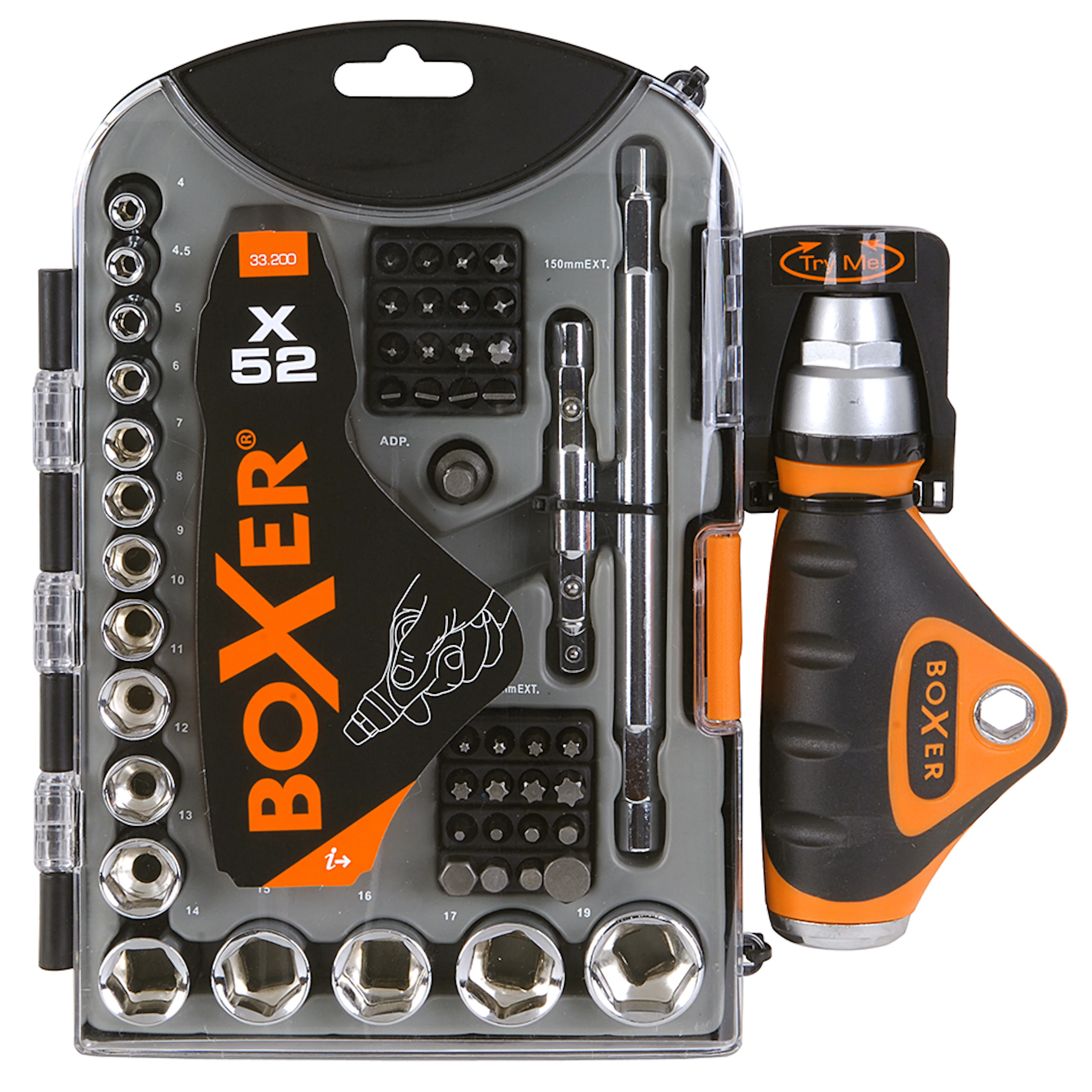 Bitsset Boxer 52-deler