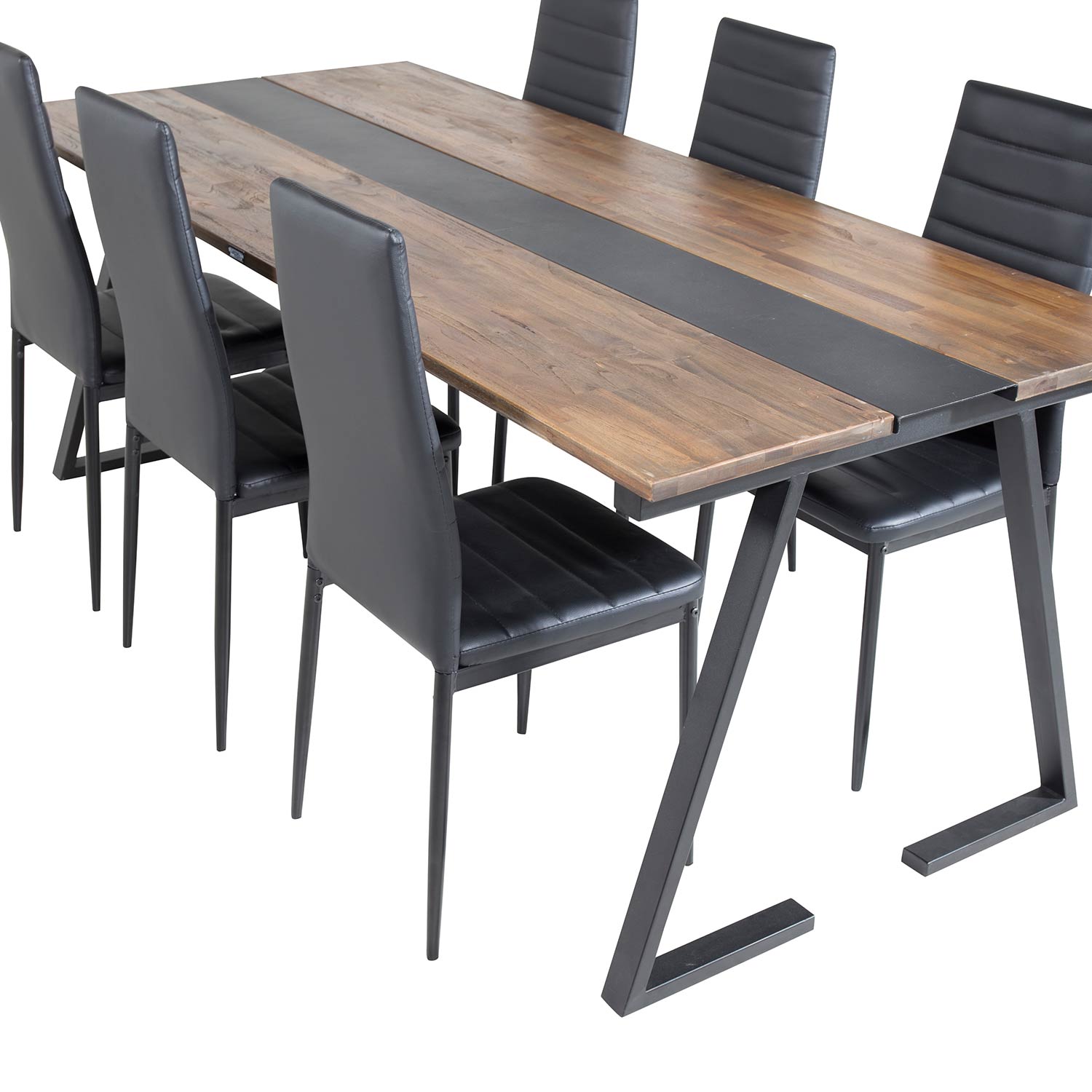 Spisegruppe Venture Home Jane med 6 Sly Stoler