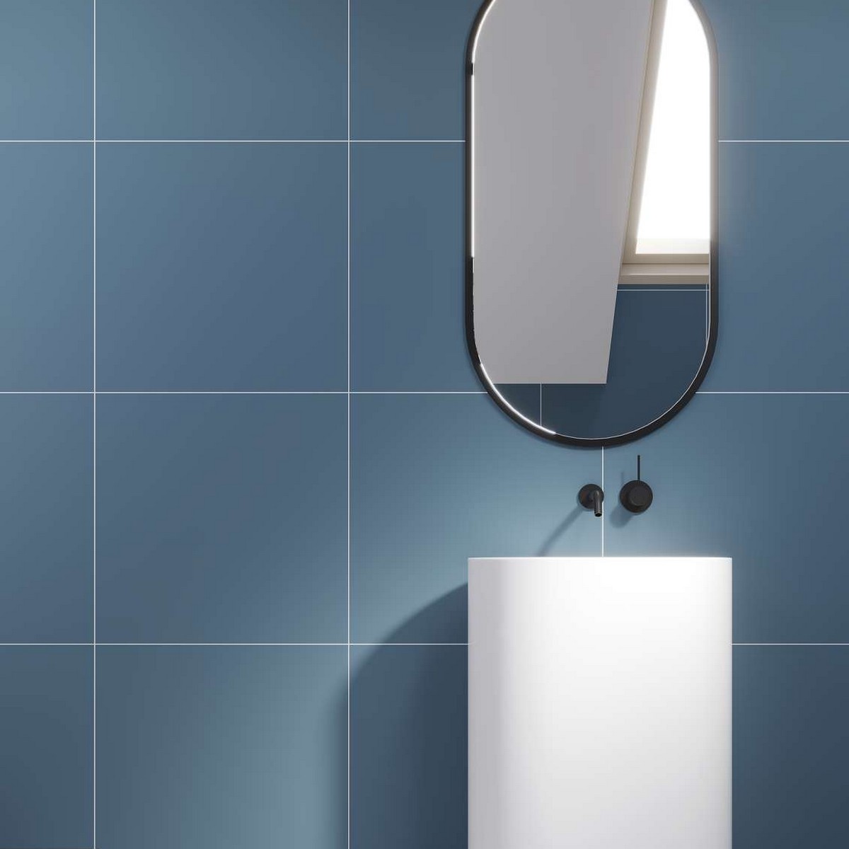 Baderomspanel Fibo 6274-6060 EM Dusty Blue