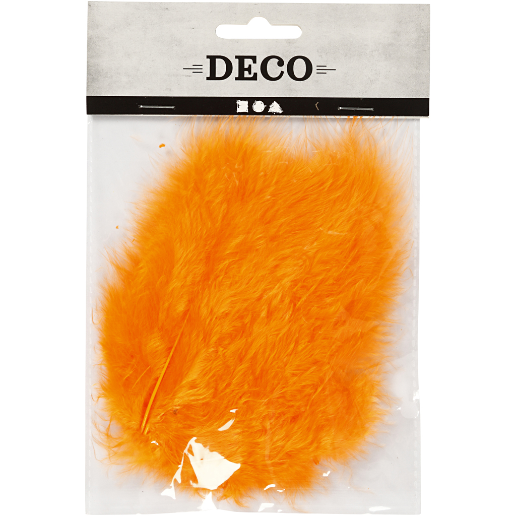 Dun, orange, stl. 5-12 cm, 15 st./ 1 förp. Orange