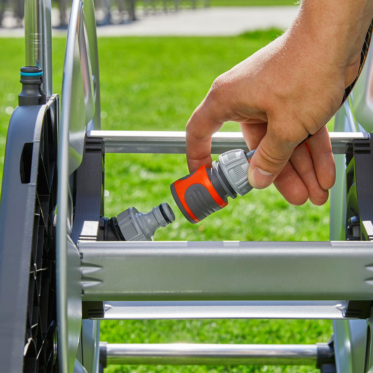 Slangevogn Gardena CleverRoll M Metall Uten Slange