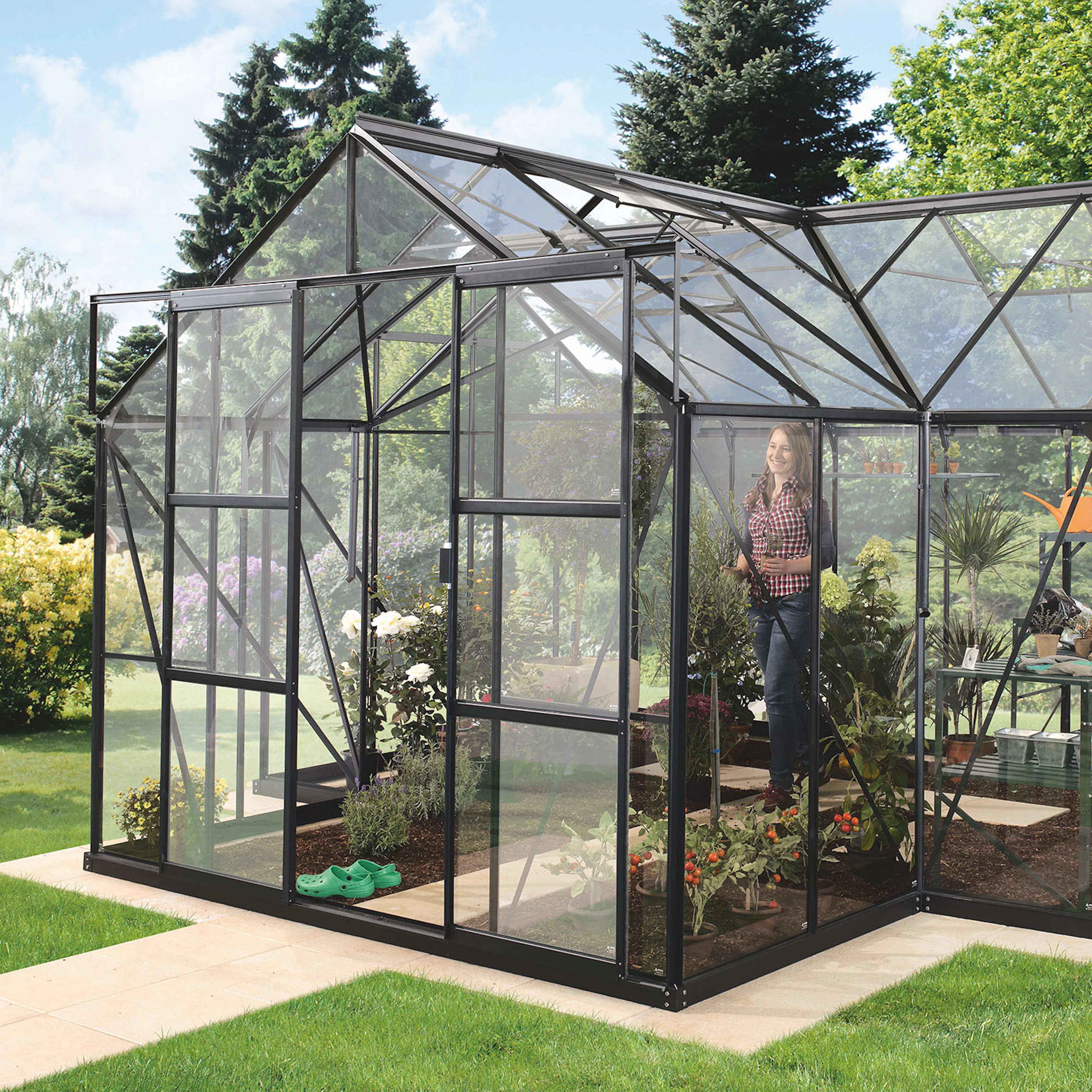 VITAVIA SIRIUS 13000 SVART 3MM HÄRDAT GLAS M/CRESTING Sort