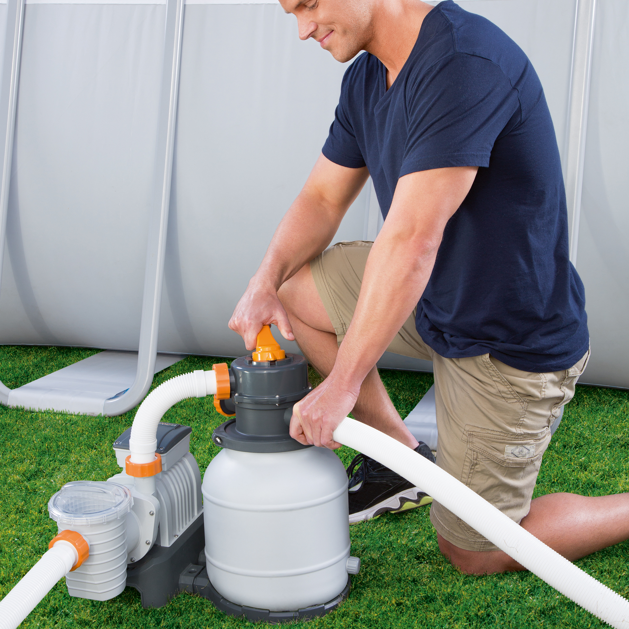 Sandfilterpumpe Bestway Flowclear til Overflatebasseng 1100-42300 Liter