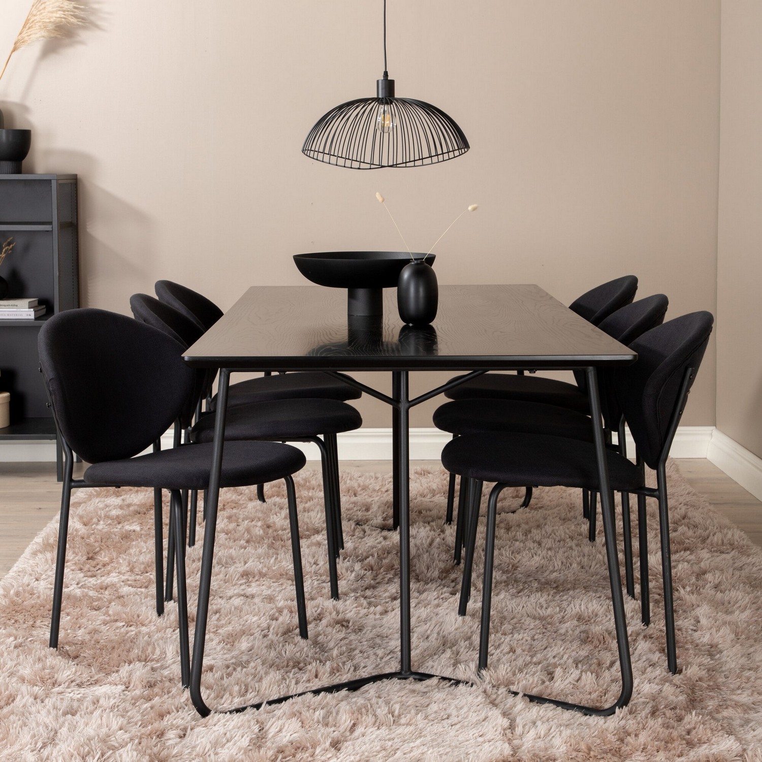 Spisegruppe Venture Home Annika med 6 Valor Stoler