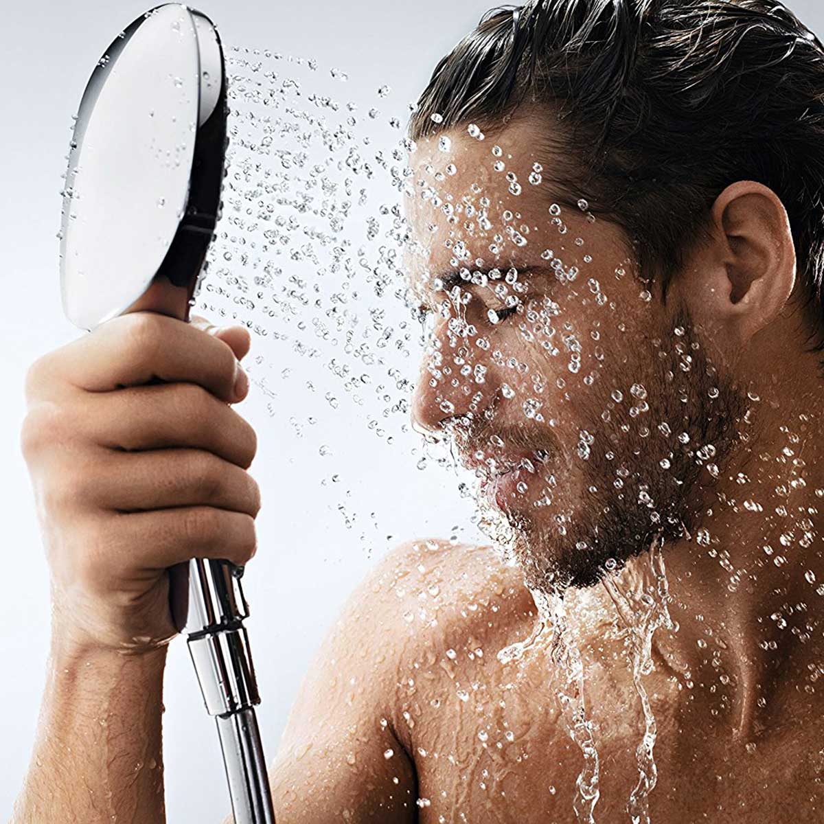 Handdusch Hansgrohe Raindance Select E 120 3jet EcoSmart Vit Hvit/Krom