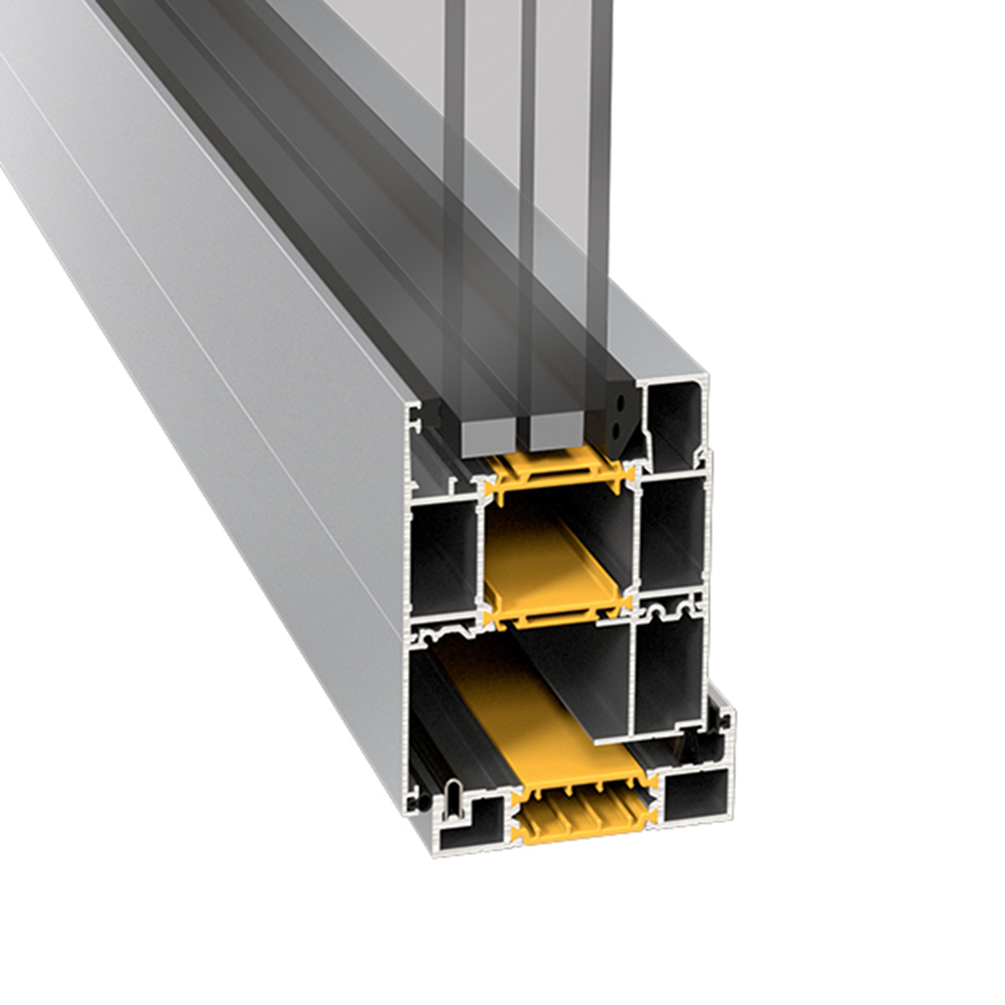 Foldedør NorDan HelAlu 6-dørs Hvit