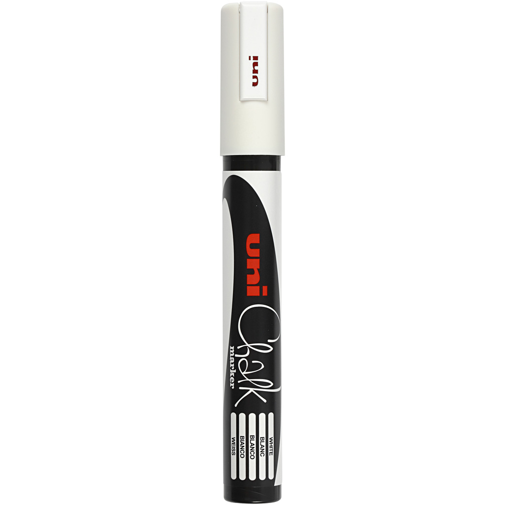 Merkepennn Creativ Company Chalk Hvit Strek 1,8-2,5 mm 1 stk