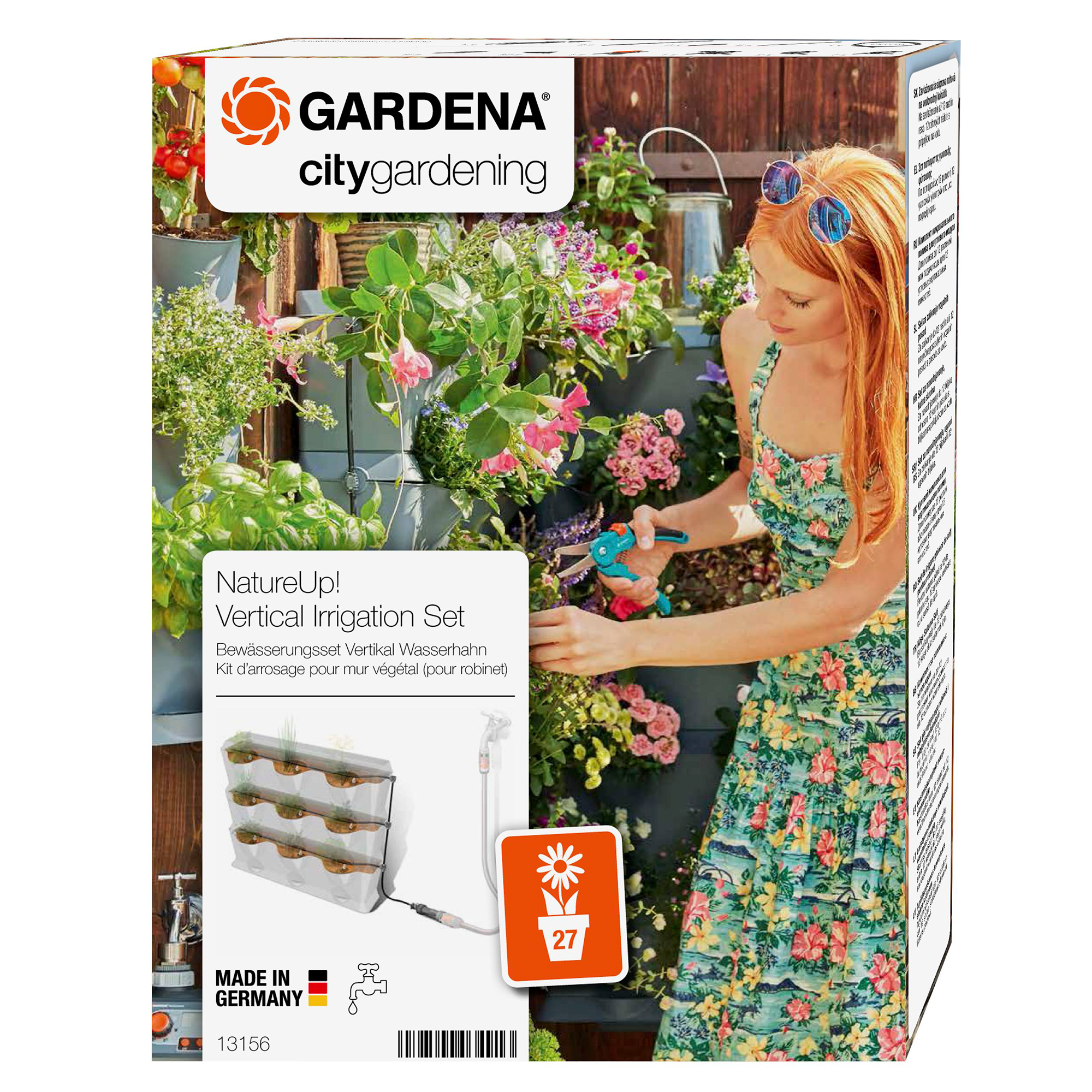 Vanningssett Gardena Nature Up! til Vertikale Planteholdere