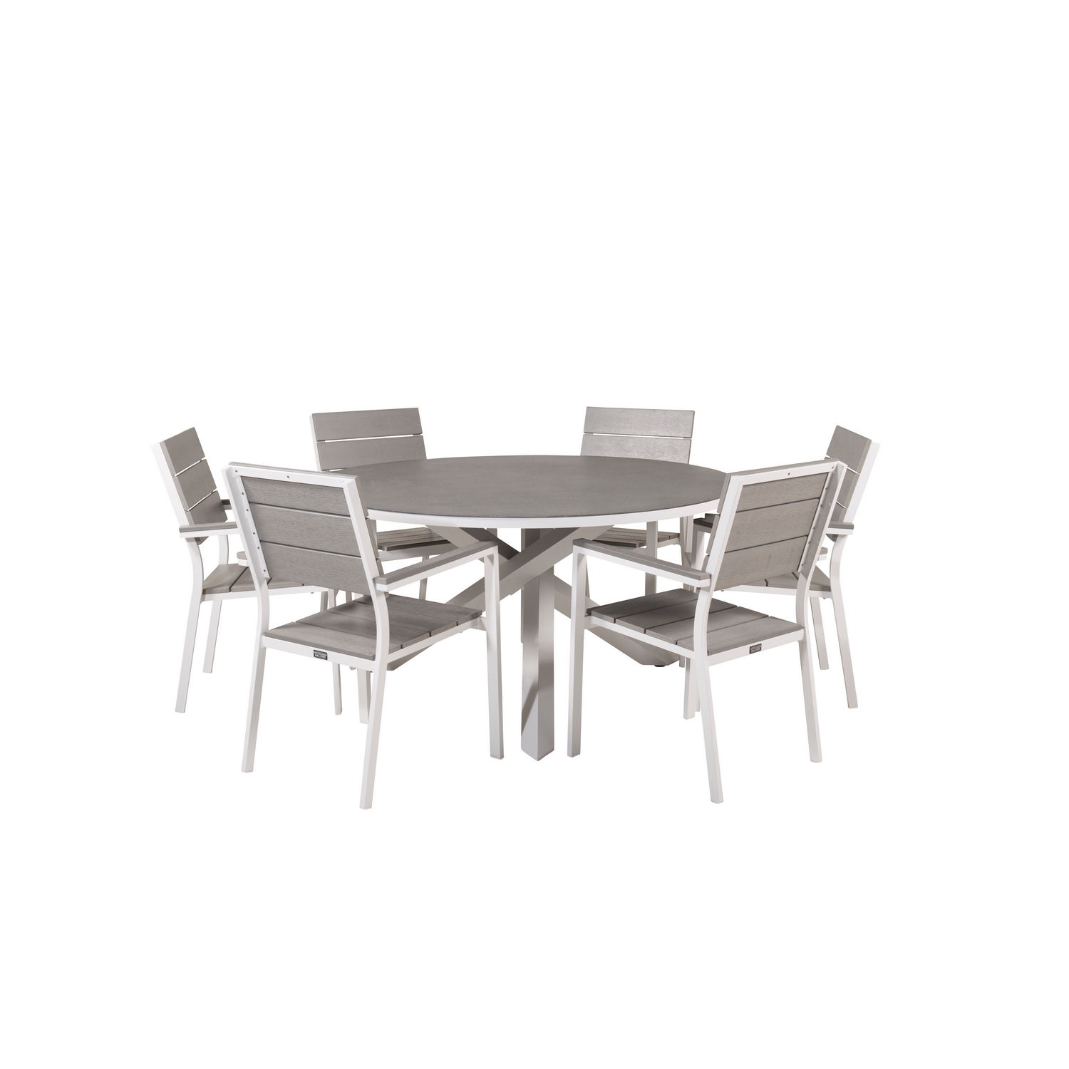 Spisegruppe Venture Home Copacabana med 6 Lova Lenestoler