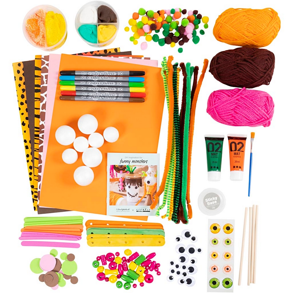 Hobbysett Creativ Company Maxi DIY Kit Mix Funny Monsters