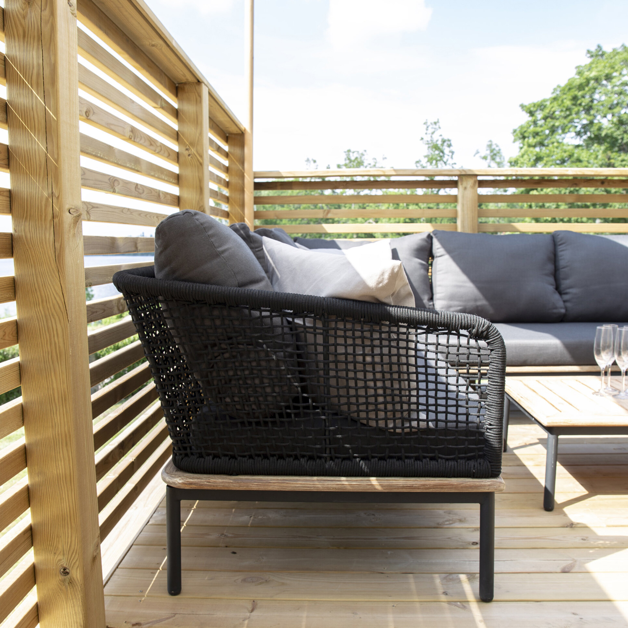 Hjørnesofa Venture Home Andorra Utendørs