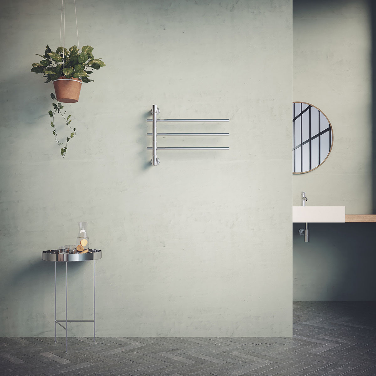 Fiskebäck Rostfri El 595x440 3 Armar BxH: 595x440 mm