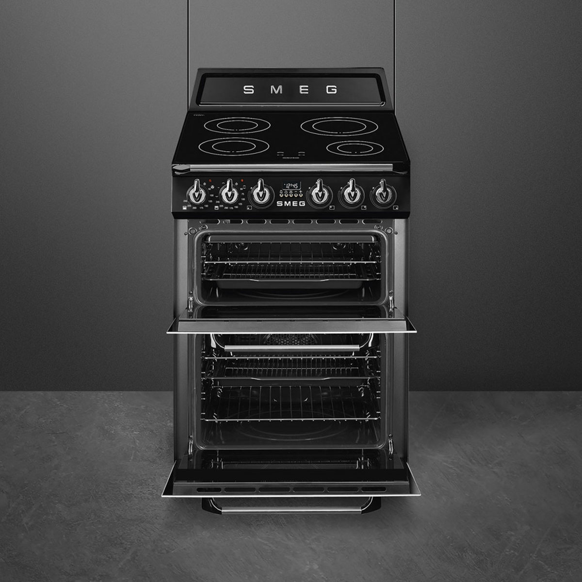 Induksjonsovn Smeg TR62IBL2